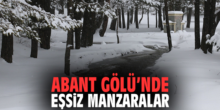 Abant Gölü'nde Eşsiz Manzaralar