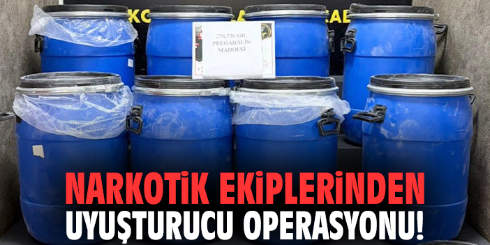 İzmir'de narkotik ekiplerinden uyuşturucu operasyonu!