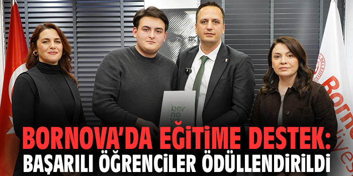 Bornova’da Eğitime Destek: Başarılı Öğrenciler Ödüllendirildi