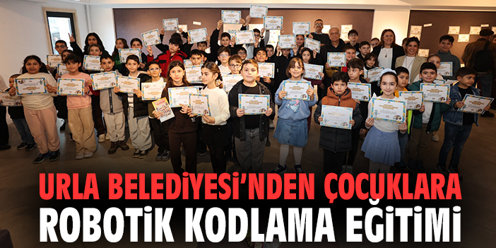 Urla Belediyesi’nden Çocuklara Robotik Kodlama Eğitimi