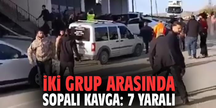 İki grup arasında sopalı kavga: 7 yaralı