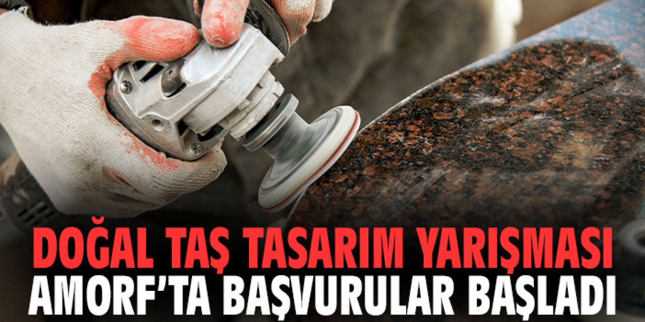 Doğal Taş Tasarım Yarışması AMORF’ta Başvurular Başladı