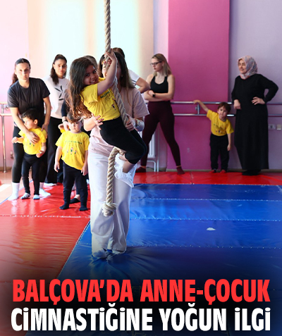 Balçova’da Anne-Çocuk Cimnastiğine Yoğun İlgi