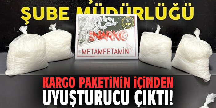 İzmir'de kargo paketinin içinden uyuşturucu çıktı!