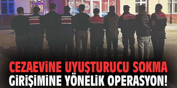 Cezaevine uyuşturucu sokma girişimine yönelik operasyon!