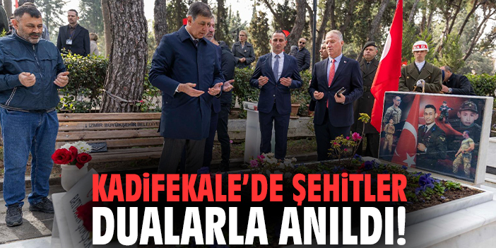 Kadifekale’de şehitler dualarla anıldı!