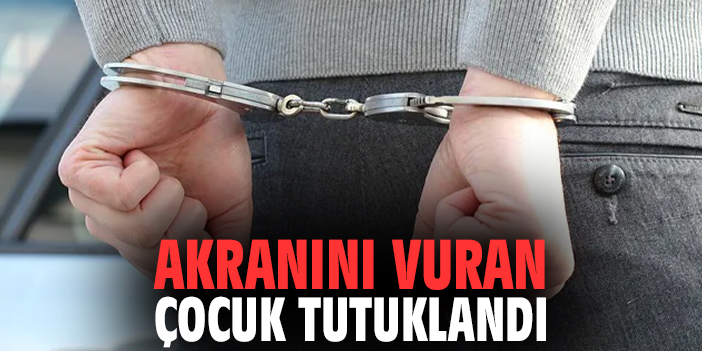 Akranını vuran çocuk tutuklandı