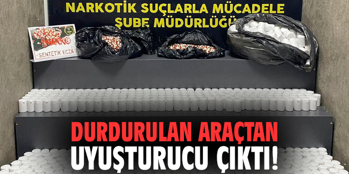 İzmir'de durdurulan araçtan uyuşturucu çıktı!