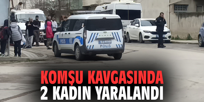 Komşu kavgasında 2 kadın yaralandı