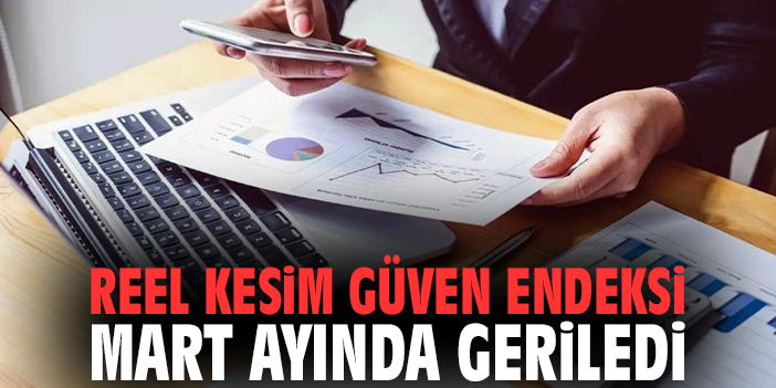 Reel Kesim Güven Endeksi mart ayında geriledi