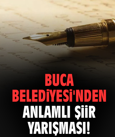 Buca Belediyesi'nden anlamlı şiir yarışması
