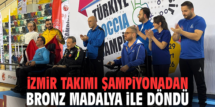 İzmir takımı şampiyonadan bronz madalya ile döndü