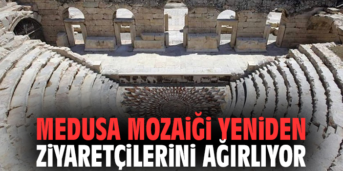Medusa Mozaiği yeniden ziyaretçilerini ağırlıyor