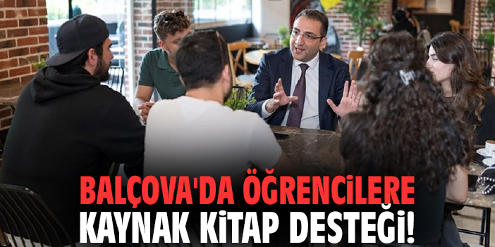 Balçova'da öğrencilere kaynak kitap desteği!
