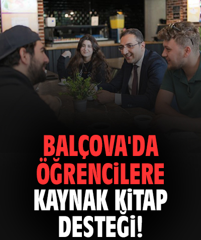 Balçova'da öğrencilere kaynak kitap desteği!