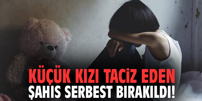 Küçük kızı taciz eden şahıs serbest bırakıldı!
