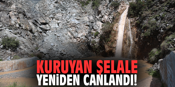 Kuruyan şelale yeniden canlandı!
