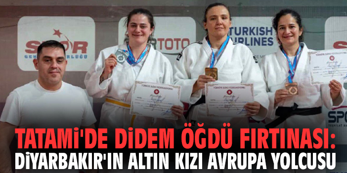 Tatami'de Didem Öğdü fırtınası: Diyarbakır'ın altın kızı avrupa yolcusu