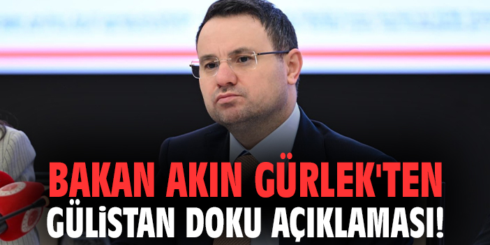 Bakan Akın Gürlek'ten Gülistan Doku açıklaması!
