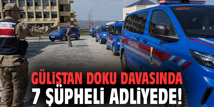 Gülistan Doku davasında 7 şüpheli adliyede!