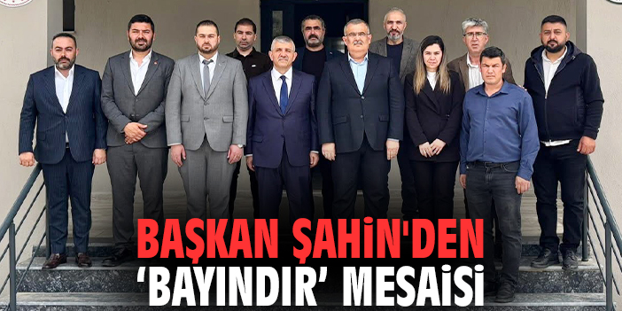 Başkan Şahin'den 'Bayındır' mesaisi