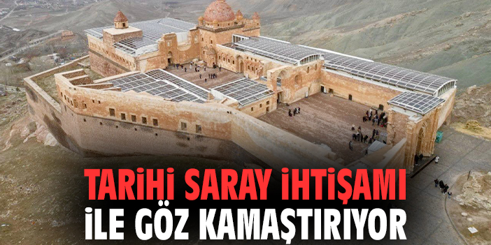 Tarihi saray ihtişamı ile göz kamaştırıyor