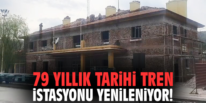 79 yıllık tarihi tren istasyonu yenileniyor!