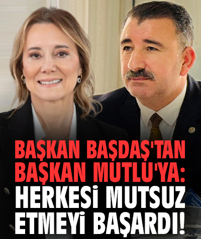 Başkan Başdaş'tan Başkan Mutlu'ya: Herkesi mutsuz etmeyi başardı!