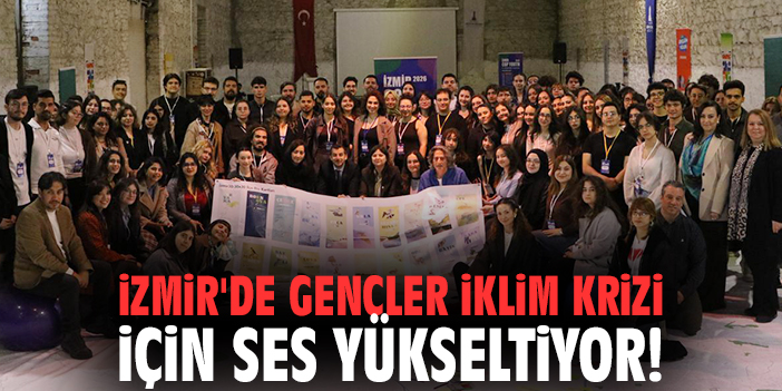 İzmir'de gençler iklim krizi için ses yükseltiyor!
