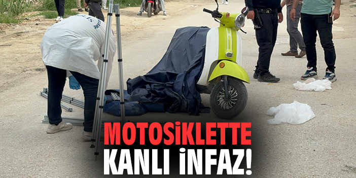 Motosiklette kanlı infaz!