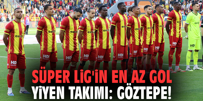Süper Lig'in en az gol yiyen takımı: Göztepe!