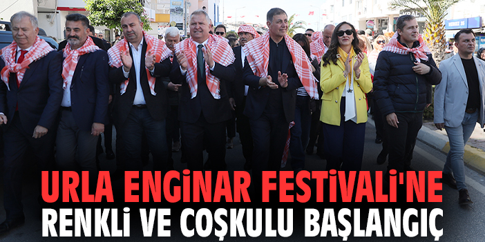 Urla Enginar Festivali'ne renkli ve coşkulu başlangıç