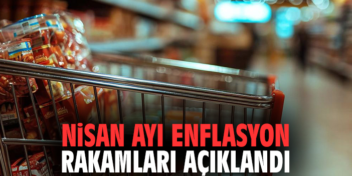 Nisan ayı enflasyon rakamları açıklandı