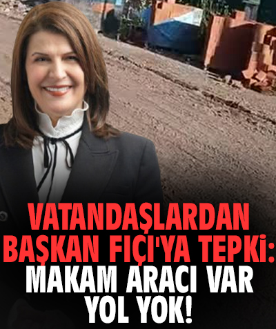 Vatandaşlardan Başkan Fıçı'ya tepki: Makam aracı var yol yok!
