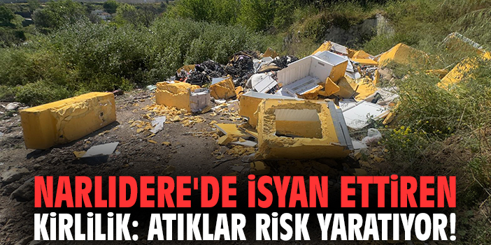 Narlıdere'de isyan ettiren kirlilik: Atıklar risk yaratıyor!