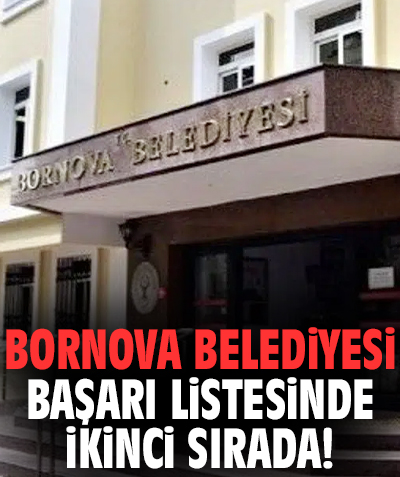 Bornova Belediyesi başarı listesinde ikinci sırada!