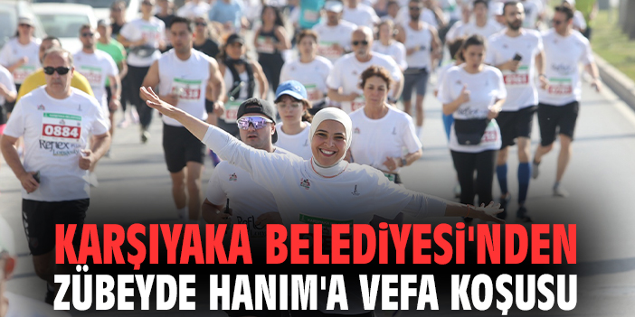 Karşıyaka Belediyesi'nden Zübeyde Hanım'a vefa koşusu
