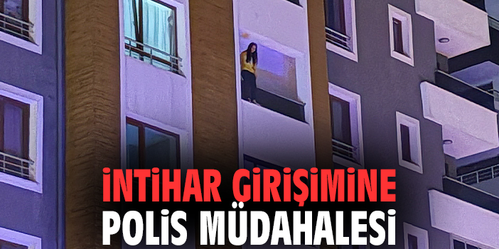 İntihar girişimine polis müdahalesi