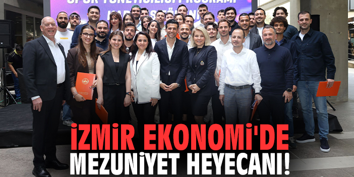 İzmir Ekonomi'de mezuniyet heyecanı!