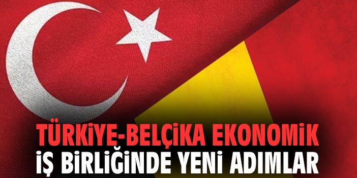 Türkiye-Belçika ekonomik iş birliğinde yeni adımlar