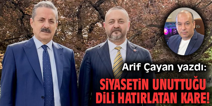 Siyasetin unuttuğu dili hatırlatan kare!