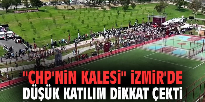 "CHP'nin kalesi" İzmir'de düşük katılım dikkat çekti