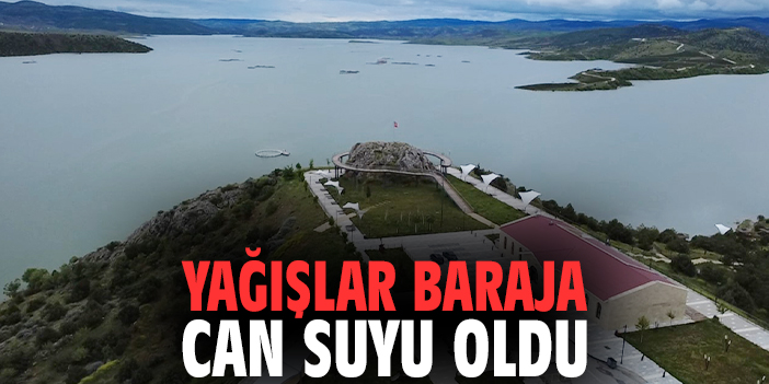 Yağışlar baraja can suyu oldu