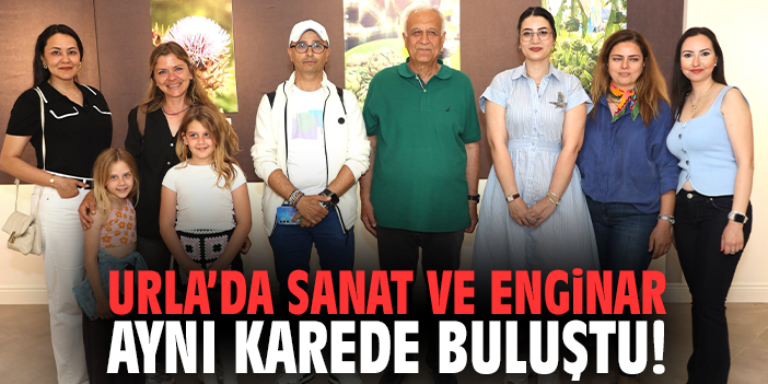 Urla’da sanat ve enginar aynı karede buluştu!