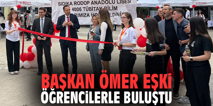 Başkan Ömer Eşki öğrencilerle buluştu