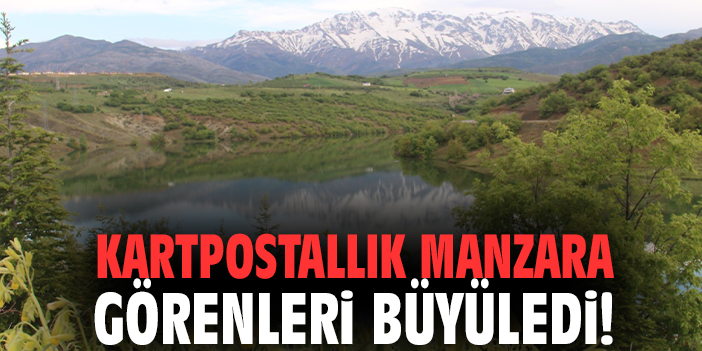 Kartpostallık manzara görenleri büyüledi!
