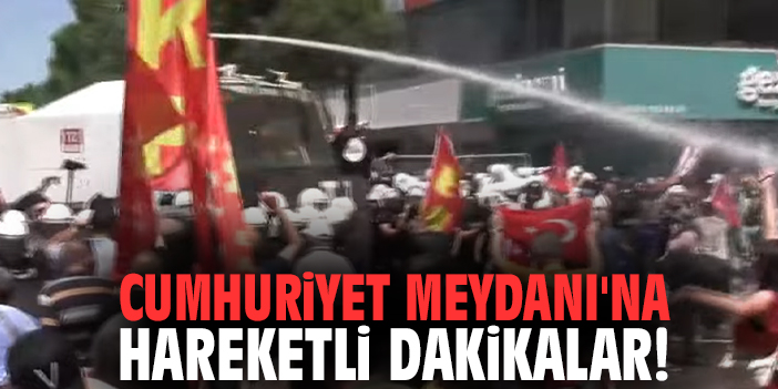 Cumhuriyet Meydanı'na hareketli dakikalar!