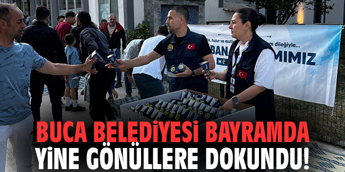 Buca Belediyesi bayramda yine gönüllere dokundu!