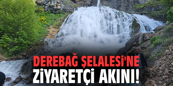 Derebağ Şelalesi'ne ziyaretçi akını!