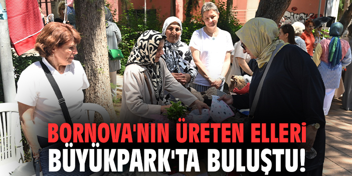 Bornova'nın üreten elleri Büyükpark'ta buluştu!